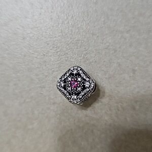 Pandora charm/pink bedazzled